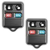 KeylessOption Keyless Entry Remote Control Car Key Fob Replacement for CWTWB1U343, CWTWB1U313 (Pack of 2)