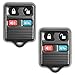 KeylessOption Keyless Remote Car Key Fob Replacement for CWTWB1U343, CWTWB1U313, LHJ002 (Pack of 2)