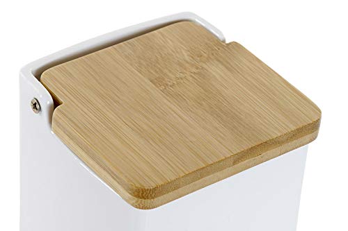 Space Home - Dispensador para Bolsitas de Té - Caja para Infusiones Cerámico con Tapa - Almacenaje de Cocina - Imagen 4