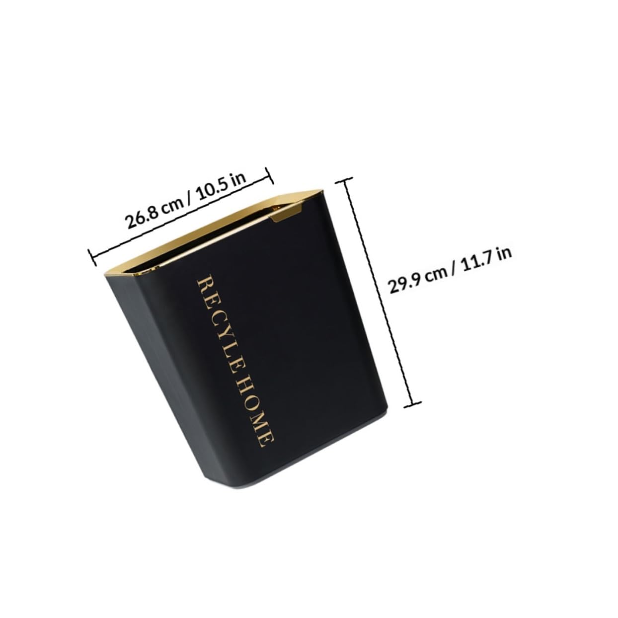 UKCOCO 1 pieza Cubo de Basura Papelera de Almacenamiento Nordic Organizador de Residuos para Cocina y Oficina Diseño Simple y Ligero Recipiente Resistente y Elegante