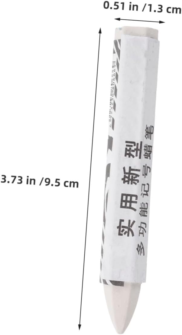 Uonlytech 12pcs White Wax Tire Marking Pens for Automotive Repair