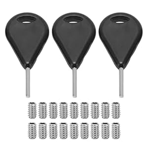 Surfplanksleutelvinschroeven 18 Schroeven 3 Vinsleutels Lichtgewicht Surfplankvinschroeven Surfvervangingskit