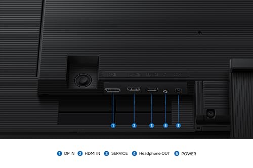 Image of Samsung 27 inch (68.47cm) 4K UHD Monitor|4K 3840 x 2160|IPS Panel|HDR 10|SRGB 99%|1.07 Billion Colors|Wide Viewing Angle|Ports-HDMI,DP,Headphone|PIP|PBP|Eye Saver Mode|LS27H700EAWXXL |Black