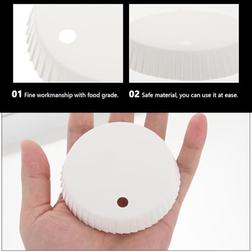 Lot de 100 couvercles jetables en papier pour gobelets à vin café thé et tasses