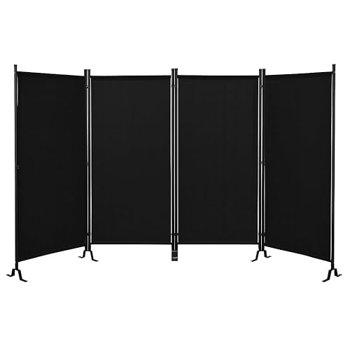 Miniatura 13 de Productos Proman FS17067 Galaxy - Divisor de habitación para interior/exterior (3 paneles), 102” de ancho x 16” de profundidad x 71” de alto Negro