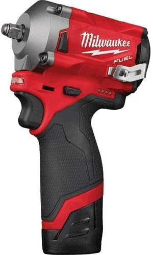 Milwaukee M12 FUEL 3/8" Stubby Impact Wrench Kit