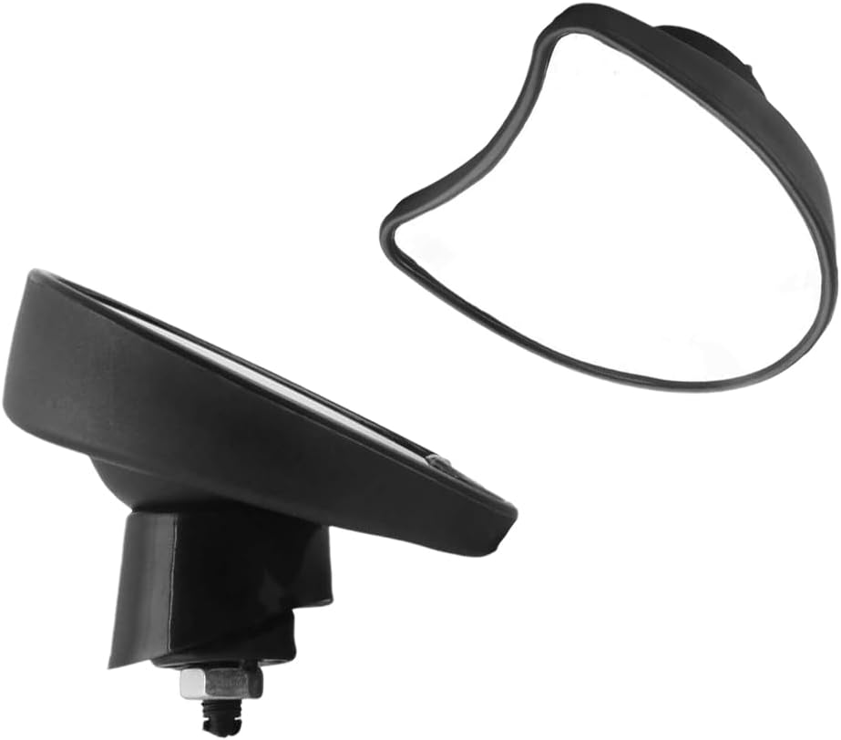 Motorcycle Rear View Mirror, Motorcycle Fairing Mount Mirrors 1996-2013 Compatible with Harley Touring Ultra Limited Street Glide Electra Glide Silver