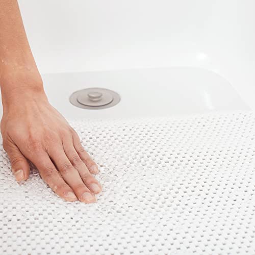 Duck Brand Softex Bath Mat For Tubs, Machine Washable, 17 X 36 Inches, Blue, Skid Resistant (393478) #TOP7