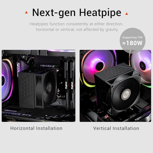 Image of PCCOOLER CPS R400 Air CPU Cooler, Next-Gen 4 Heatpipes Air Cooler, PWM 2200RPM 92mm Fan, 180W TDP CPU Air Cooler,for AMD AM4 /AM5 /Intel LGA 115X /1200 /1700 /18XX Black