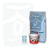 Saito Basic Premium Koifutter, Ganzjahresfutter für Koi, Schwimmfutter für Koi jeden Alters zur Verbessung der farblichen Brillianz der Koi, Saito Basic pflegt die Haut und unterstützt den Organismus und das Immunsystem der Koi 15kg 5mm