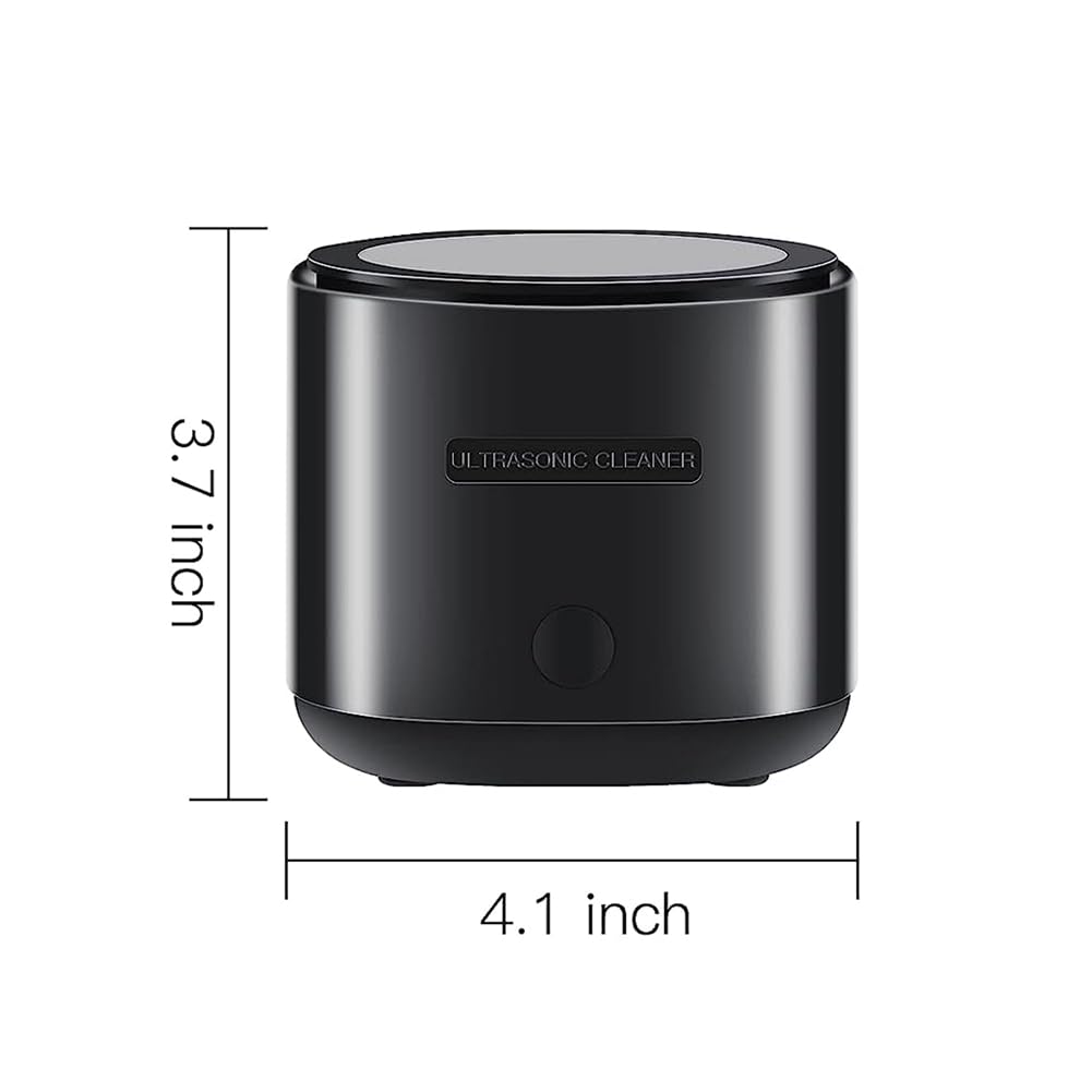 Prise UE, Nettoyeur à Ultrasons 30 W pour ProthèSes Dentaires, Dispositif de Retenue, Nettoyeur à Ultrasons Portable pour ou les Voyages