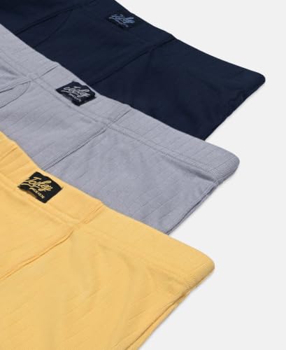 Image of Jockey 3036 Boys Super Combed Cotton Rib Fabric Solid Trunk with Front Open Fly and Ultrasoft Waistband (Pack of 3, Colors & Prints May Vary)