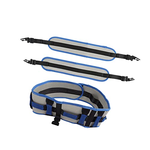 Gait Belts Transfer Belts for Seniors, Transfer Belt Stable Support with Leg Loops, Patient Aid Walking Gate Belt for Patients Elderly, Standing Walking Assist Aid (S)