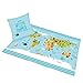 Produktbild Herding Young Collection Bettwäsche-Set, Weltkarte Wendemotiv, Bettbezug 135 x 200 cm, Kopfkissenbezug 80 x 80 cm, Baumwolle/Renforcé
