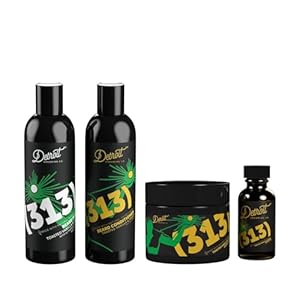 Detroit Grooming Co. Complete Grooming Father’s Day Gifts for Dad – Beard Wash & Conditioner, Beard Butter and Beard Oil – Toasted Vanilla Amber Scent – 313