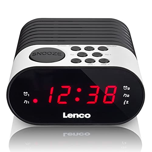 Radio-réveil double alarme Lenco CR-07 pour des réveils en douceur dans votre chambre