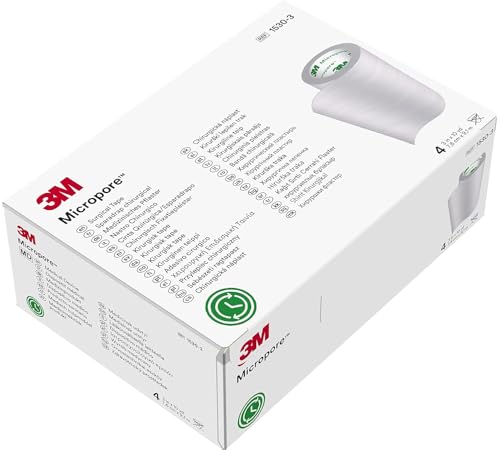 Image of 2026 Micropore 1530-3 Medical Tape 3 Inch x 10 Yards, White, 4 Per Box