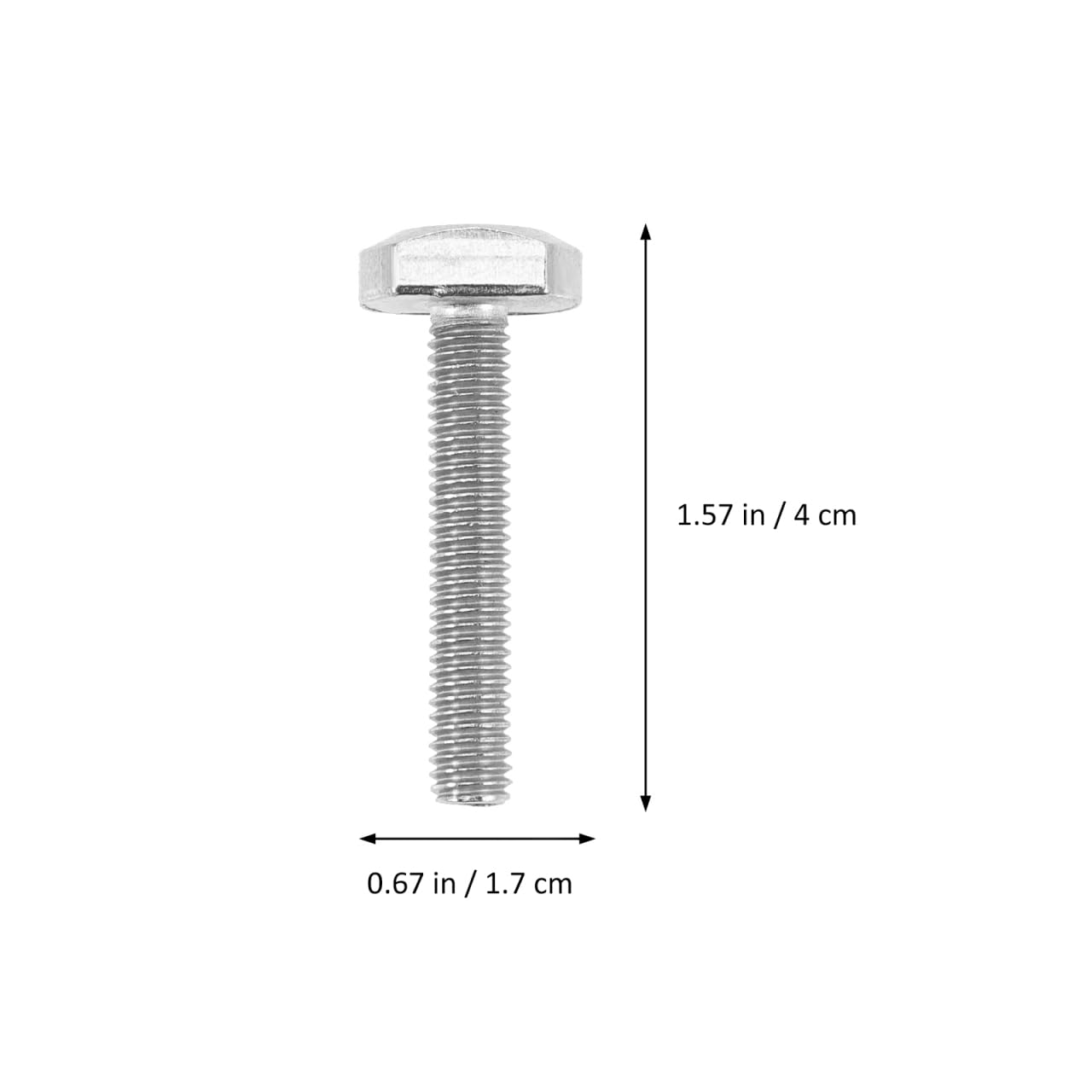 VICASKY 6pcs T Slot Bolt Stainless Steel 304 M6x35 Bolt T Slot Drop-in T-Type Screws Sliding T Shape Screws Full Thread