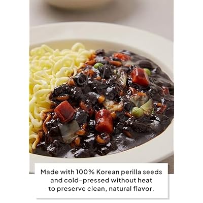 Korean Food Paldo Jjajangmen Noodles, 4 Pack (7.05oz Each) Instant Korean Black Bean Sauce Ramen Savory Chajang Noodles with Rich Flavor & Chewy Texture