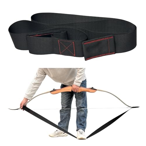 - QI HUO JU - Archery Recurve Bow Stringer Tool, Long Bow Stringer to Install Bow String Easily -