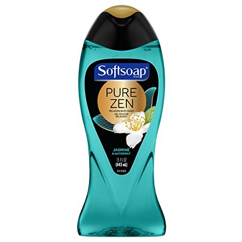 Softsoap Body Wash Pure Zen, Jasmine and Watermint, 15 Ounce (Pack of 6) - //coolthings.us