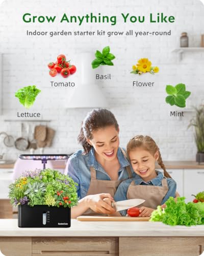 Image of GARDENCUBE 52pcs Hydroponics Pods Kit Compatible with AeroGarden | 24 Grow Sponges, 24 Pod Labels, 400ml A&B Nutrients, Includes Tweezer, Growing Supplies for Most Brands