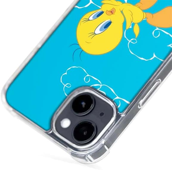 Skinit Phone Case Compatible with MagSafe iPhone 13 - Officially Licensed Looney Tunes Tweety Bird Flying Design