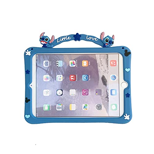 Whf Case For Ipad 8Th 7Th Generation (20202019),10.2 For Kids?Stitch Cute Cartoon Case With Fold Stand Ultra Soft Slim Silica Shockproof Cover For Girls Boys #TOP1
