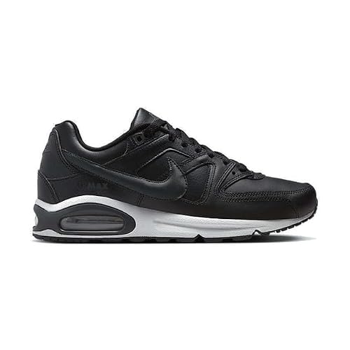 Image of NIKE Air Max Command Leather, Men's Running Shoes, Black Anthracite Neutral Grey, 10.5 UK