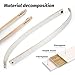oubert Takedown Recurve Bow Limbs 20-40 Fiberglass Bow Limbs Replacement Limbs for Hunting Bow (36LBS)