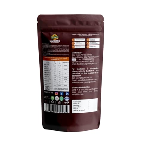 Image of Snackriti 100g (50gX2) Peri Peri Roasted Flavoured Makhana Foxnuts Combo Spicy Healthy Snack Low-Calorie