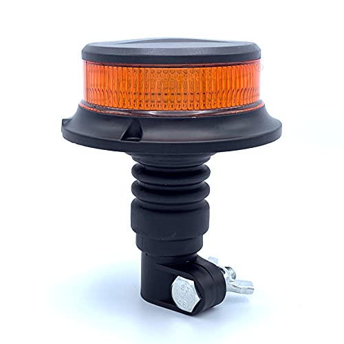 LED Micro Beacon R65 Amber Flexible DIN Pole Mount 12V/24V …