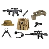 Emballé aux États-Unis Battle Brick Sac de combat Marine Sniper Armes Pack Compatible avec les Minifigs Lego