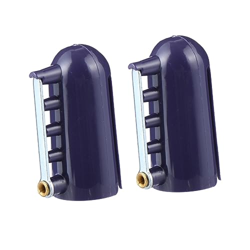 HOMSFOU 2PCS Finger Guides for Crochet and Knitting Lightweight Yarn Guide Tool with Snap Close Design Durable Sewing Accessories for Crafts and