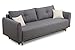 Produktbild Collection AB Scandinavia Schlafsofa, Stoff, grau, 95 x 235 x 88 cm