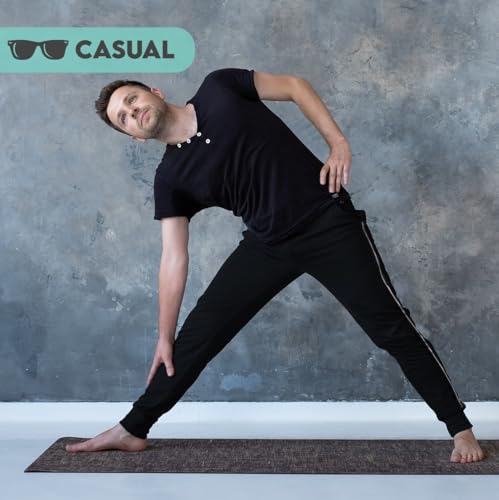 DARESAY Mens 3 Pack Dry Fit Fleece Athletic Workout Jogger Sweatpants for Men with Pockets and Drawstring Size S-3XL4