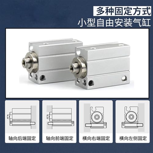 Cilindro mini de montaje libre CUJB6-30D para automatización neumática 5