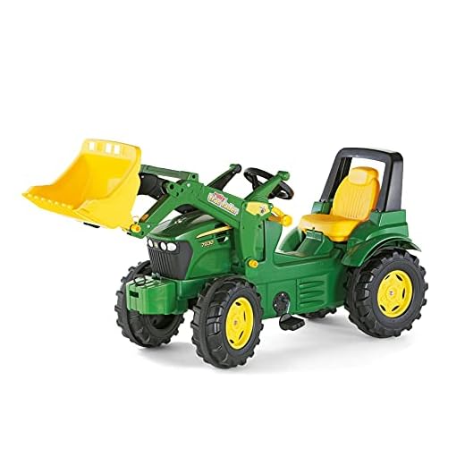 Rolly Toys 710027 - rollyFarmtrac John Deere 7930 Tretfahrzeug (für Kinder ab drei Jahre, Flüsterlaufreifen, verstellbarer Sitz)