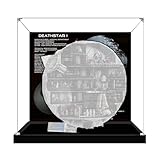 Caja de exhibición acrílica para Lego 75419 modelo de soldado de la estrella de la muerte, compatible con el modelo Lego 75419 (modelo no incluido