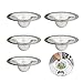 5 Pezzi Colino da Lavello Filtro Lavello Cucina Cucina Sink Strainer in Acciaio Inox Lavello in Rete Cucina Sink Strainer Doccia Filtro Capelli per Doccia, Vasca Da Bagno o Lavelli da Cucina.