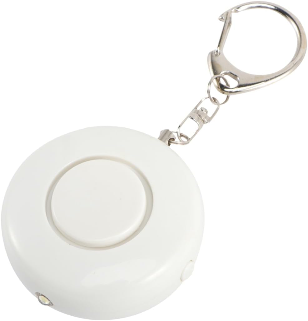 Homoyoyo Personal Security Alarm Mini Wolf Proof Alarm Loud Siren Strobe Light Panic Button for Ages Women Men Boys and Girls Random