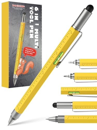 Stocking Stuffers for Men Multitool Pen - Mens Gifts for Christmas Unique White Elephant Gifts for Adults Useful, Birthday Gift Ideas for Dads Grandpas Who Want Nothing, Cool Gadgets EDC Tools for Men
