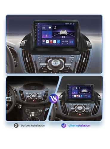Autoradio Portátil Car Play Android Auto para Ford Kuga Escape 2