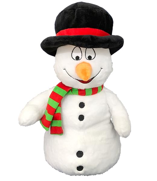 Sir Slush-A-Lot The Snowman 16″ Plush Stuffed Animal Soft Toy for Kids Boys Girls Birthday Gift Cute Large Collectible Plushie Winter Holiday Toy