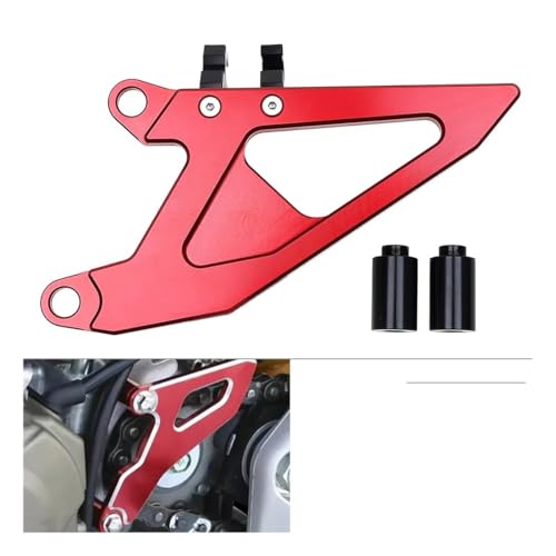 Protège-chaîne alu pour pignon moto CRF250R et CRF450R