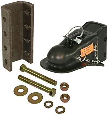 Heavy-Duty 2-5/16 Inch Adjustable Stamped Coupler w/Channel and Hardware