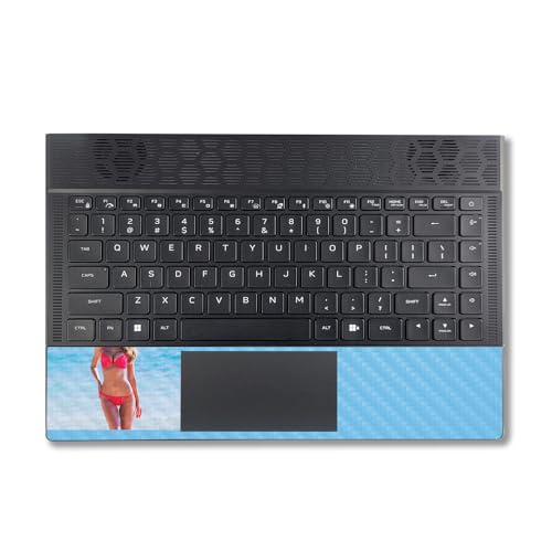 Image of MightySkins Carbon Fiber Skin Compatible with Alienware X14 R2 (2023) Full Wrap Kit - Bikini | Protective, Durable Textured Carbon Fiber Finish | Easy to Apply & Change Styles | Made in The USA