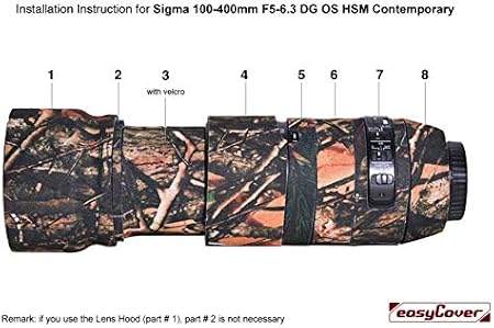 easyCover custodia verde mimetico per Sigma 100-400mm Contemporary easyCover custodia verde mimetico per Sigma 100-400mm Contemporary