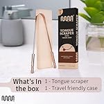 MasterMedi Pure Copper Tongue Scraper for Adults, Tongue Scrubber for Bad Breath, Easy to Use, Tongue Cleaner for Oral Care & Hygiene (Copper Pack of 1 with Case) - Image 5
