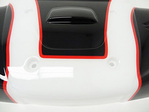 King Motor X2 HD Body Kit (black/white) Fits 1/5 LOSI 5IVE T & Rovan LT SC 4WD Trucks - Thumbnail 5